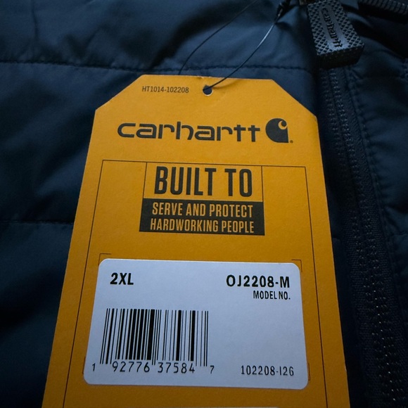 NWT CARHARTT rain defender lightweight insulated jacket - Picture 4 of 8